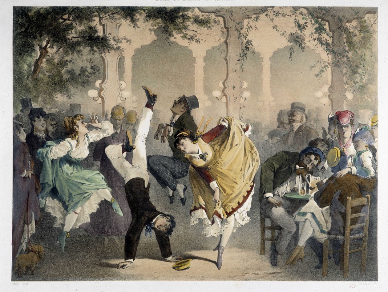 The grid at Bullier, circa 1860 بواسطة فنان غير معروف