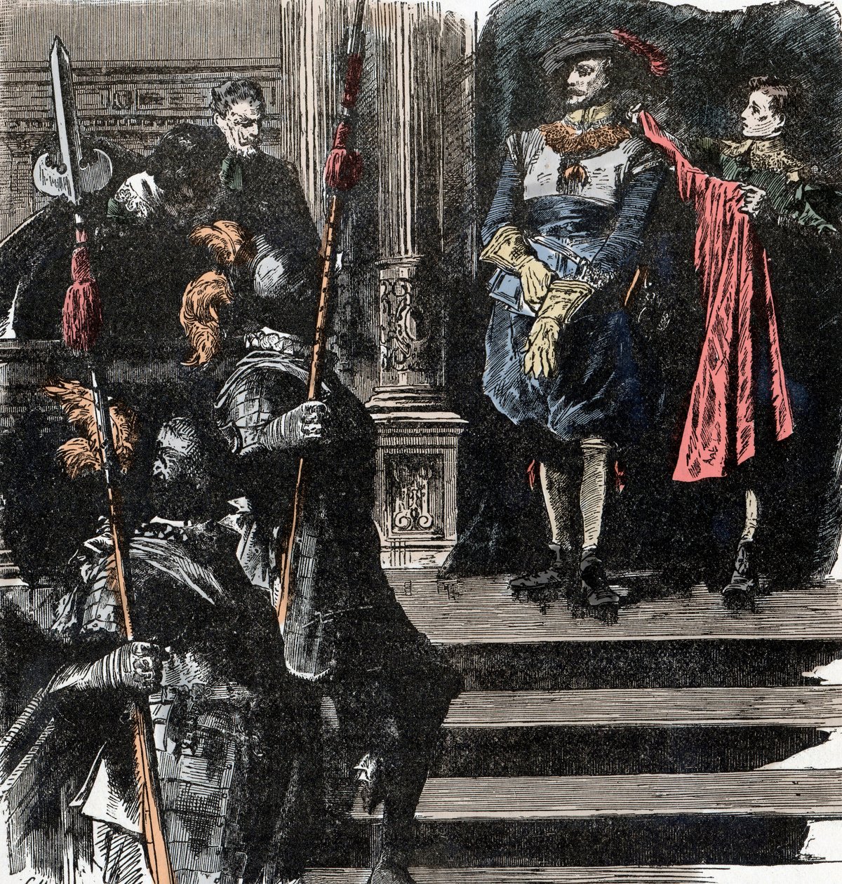 حرب الثلاثين عامًا: تقاعد دوق فريدلاند من الجيش - حرب الثلاثين عامًا (1618-1648): انسحاب ألبريشت (ألبرت) فون فالنشتاين (والدشتاين) (1583-1634) من منصبه على رأس الجيش ، 24 يناير بواسطة فنان غير معروف