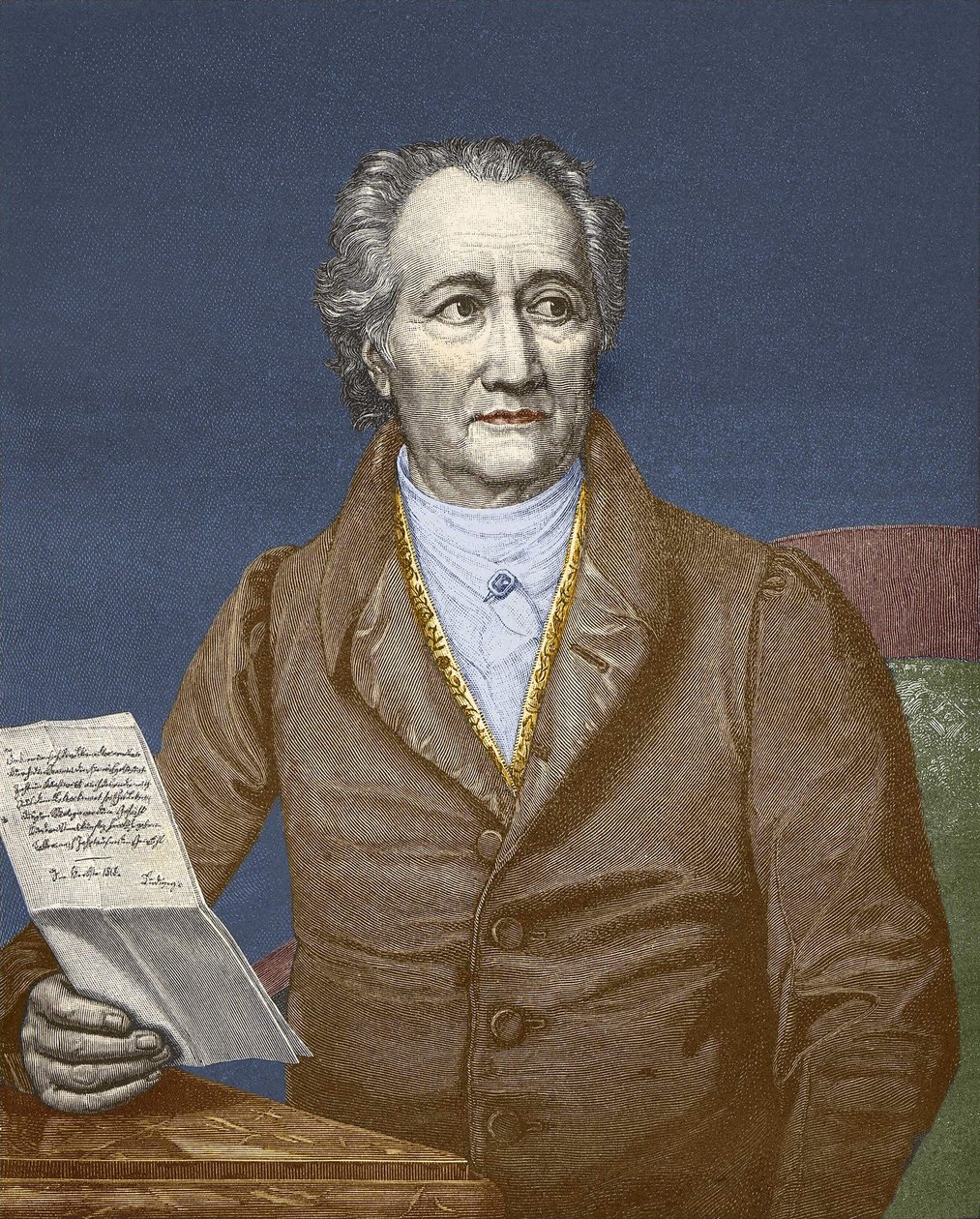 فولفجانج جوته (1749-1832). بواسطة فنان غير معروف