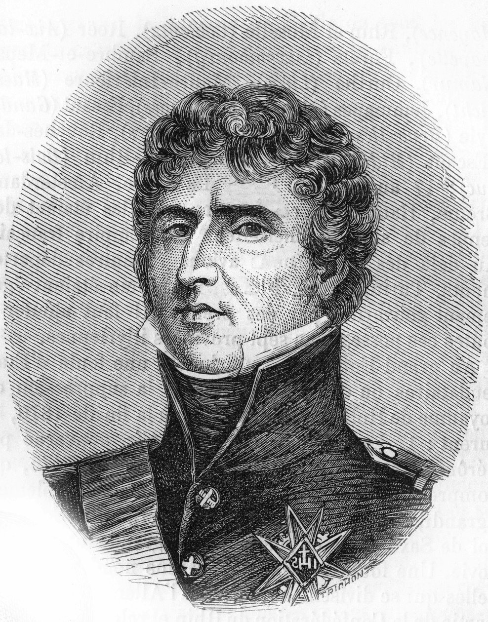 صورة تشارلز جون - المعمدان برنادوت (1763-1844) ، مارشال فرنسا ، الملك تشارلز الرابع عشر ملك السويد والنرويج. بواسطة فنان غير معروف