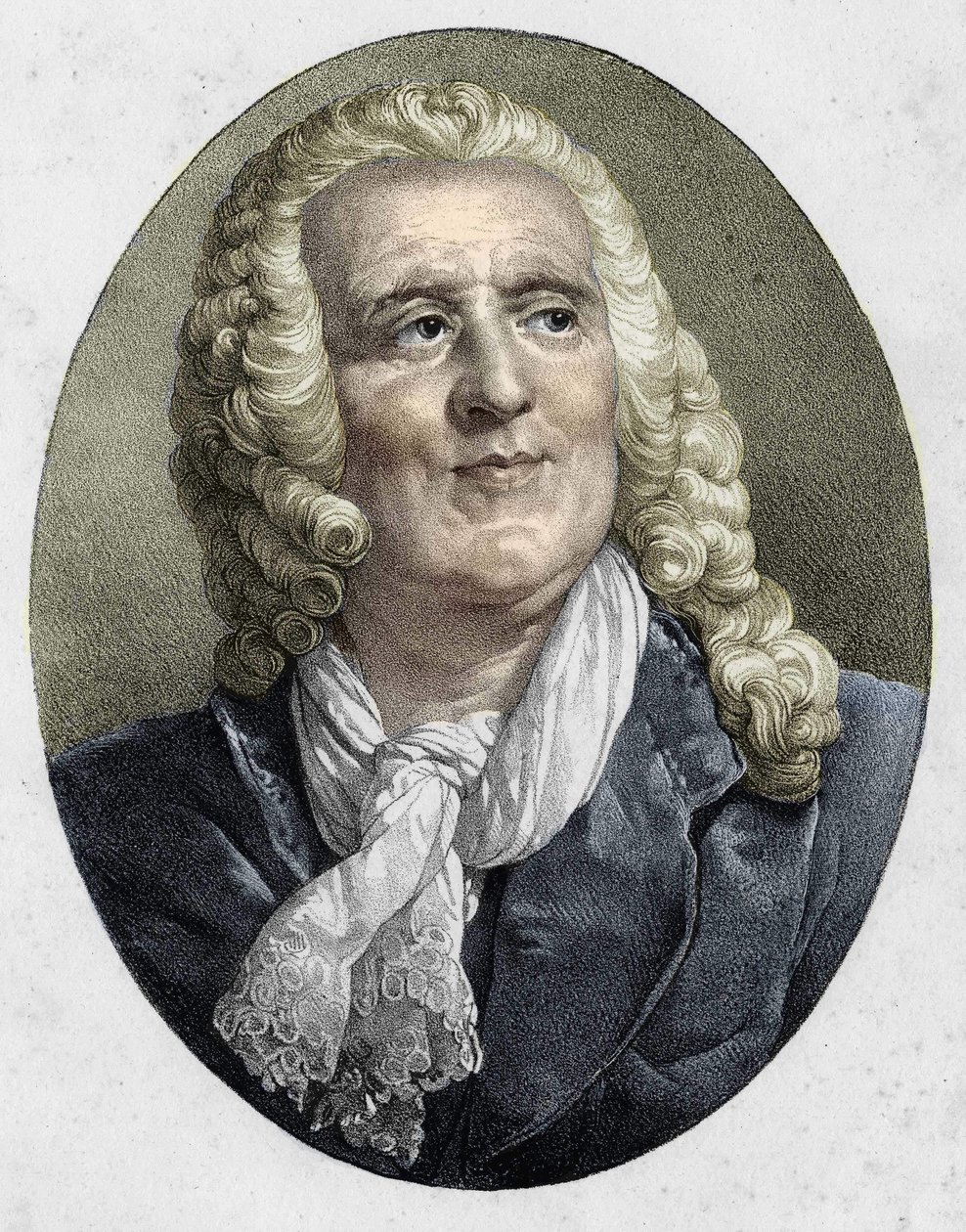 صورة الكسيس بيرون. الشاعر والكاتب المسرحي الفرنسي (1689 إلى 1773). بواسطة فنان غير معروف