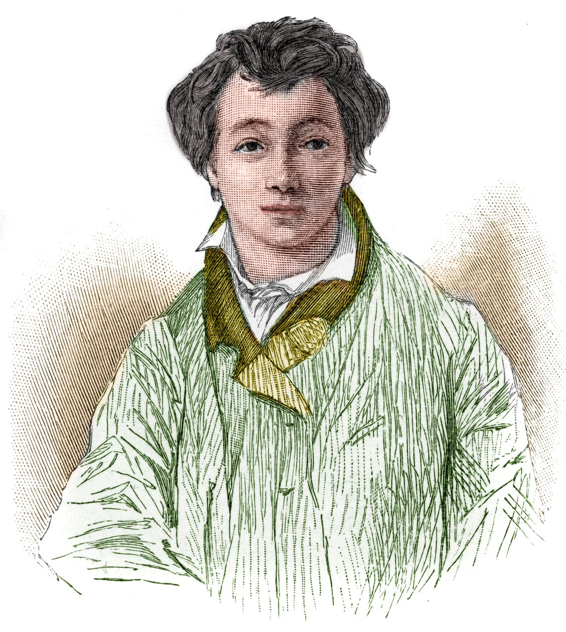 صورة كريستيان يوهان هاينريش هاينه (1797-1856) ، شاعر وصحفي ألماني. بواسطة فنان غير معروف