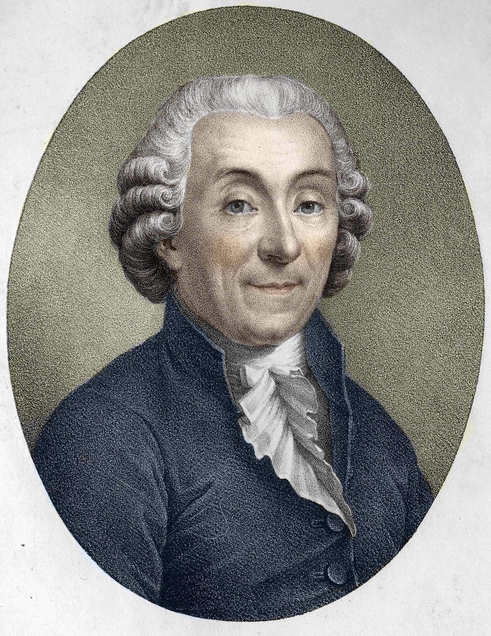 صورة لغابرييل بونو دي مابيلي. عالم أخلاقي ومؤرخ واقتصادي فرنسي (1709 إلى 1785). بواسطة فنان غير معروف