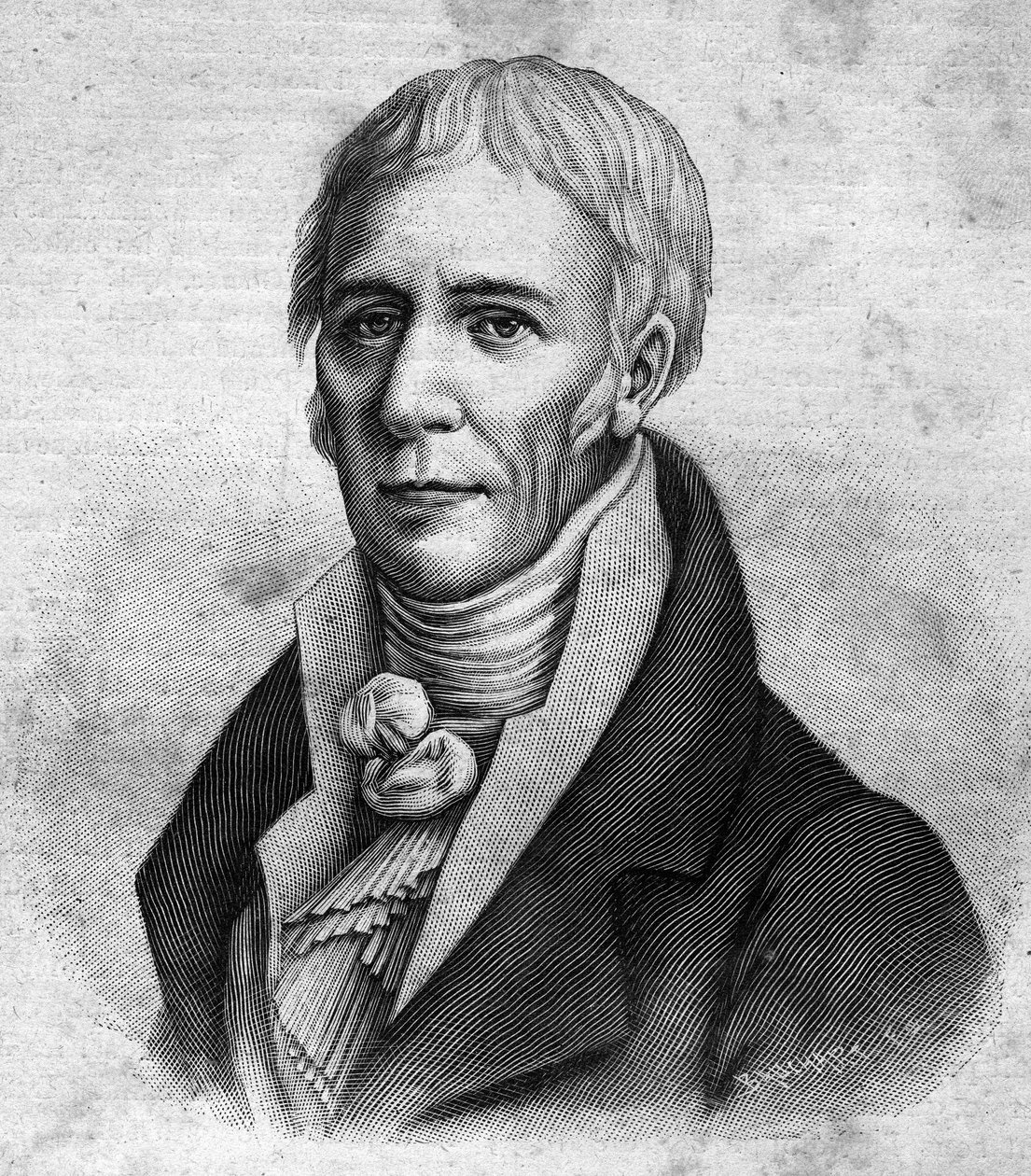 صورة جان بابتيست لامارك (1744-1829). - في "" المعاصرون "، أواخر القرن التاسع عشر. بواسطة فنان غير معروف