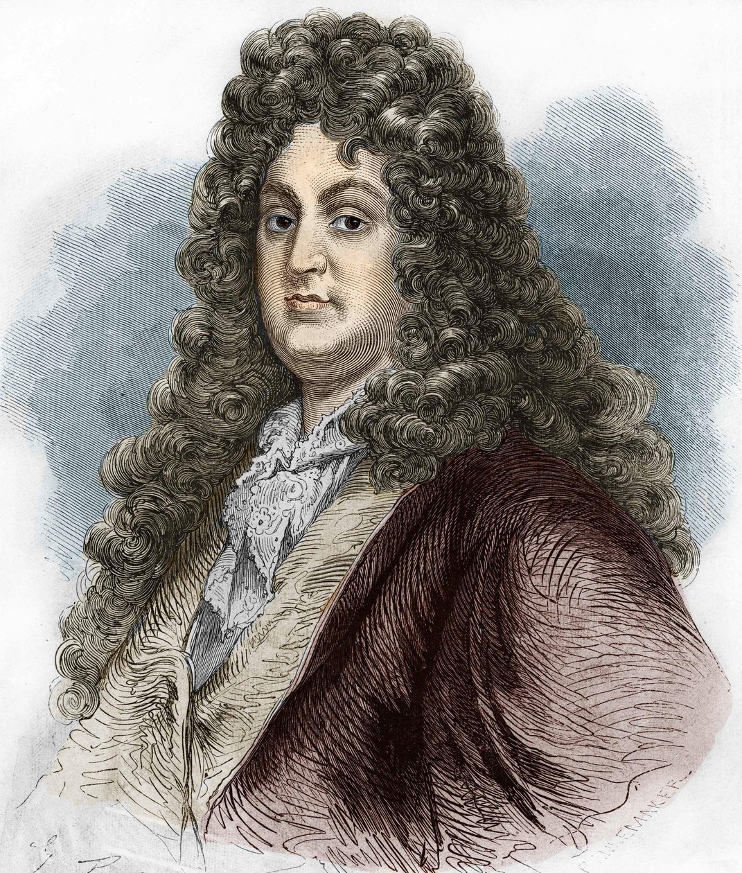 صورة جان راسين (1639-1699) ، الشاعر التراجيدي الفرنسي. بواسطة فنان غير معروف
