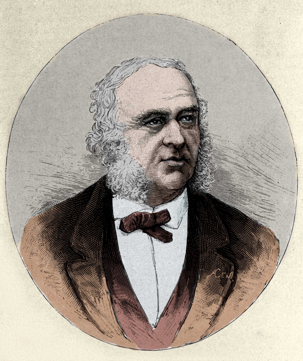 صورة لبول بروكا (1824-1880) ، جراح وعالم أنثروبولوجيا فرنسي. بواسطة فنان غير معروف