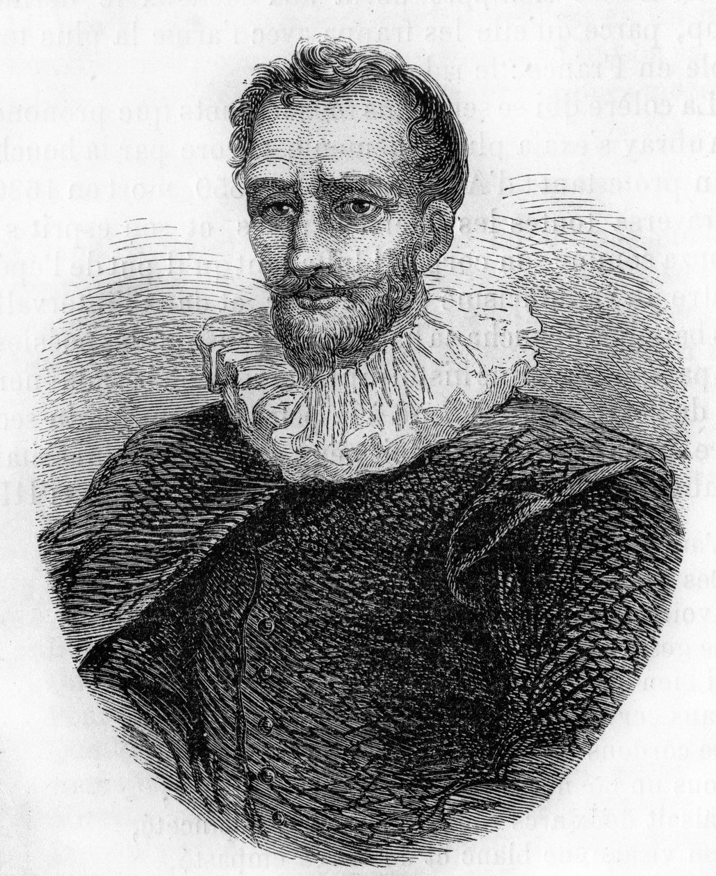 صورة Théodore Agrippa d'Aubigné. كاتب فرنسي (1552 إلى 1630). بواسطة فنان غير معروف