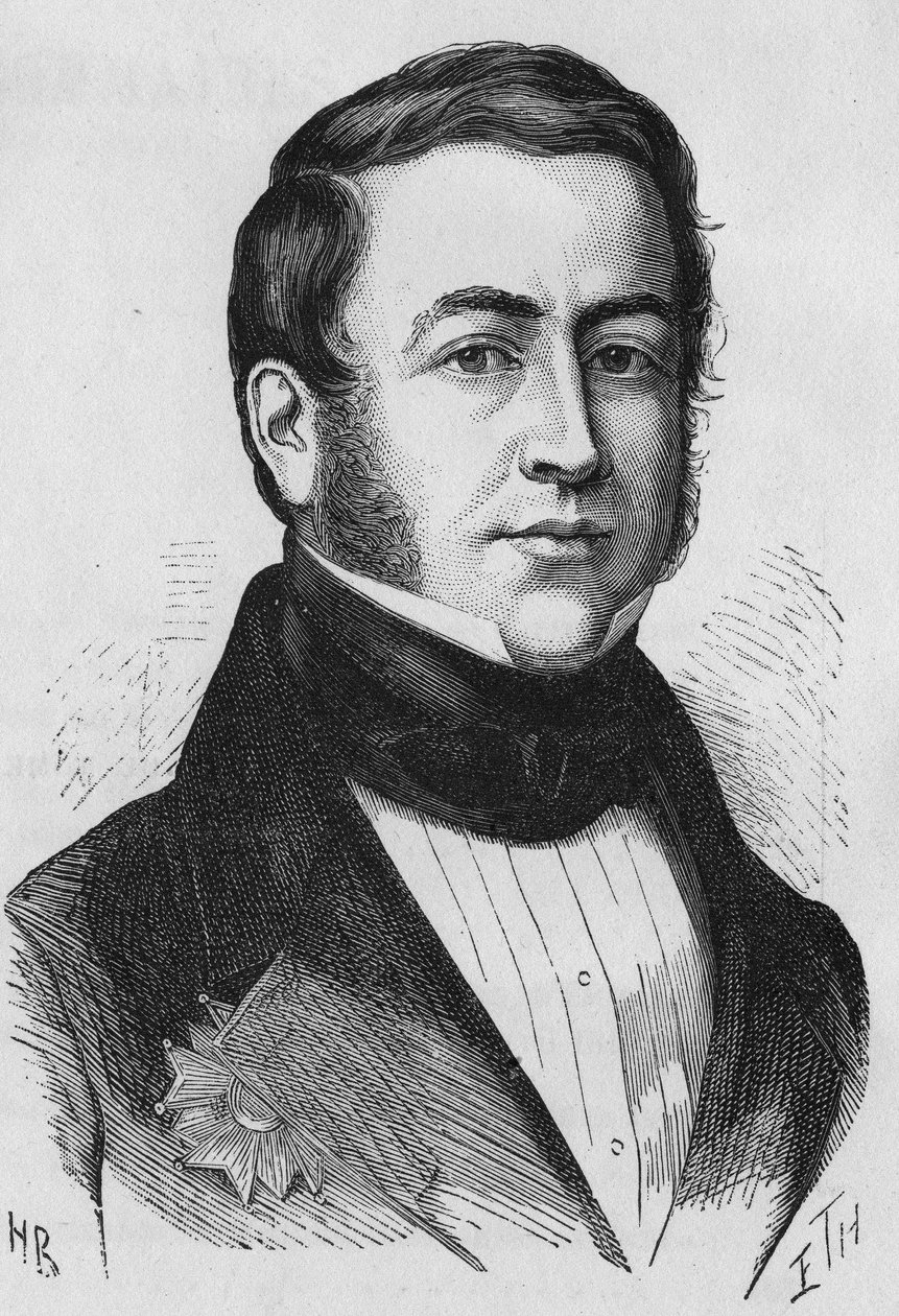 صورة لكونت مونتاليفيه ، وزير الداخلية عام 1832. بواسطة فنان غير معروف