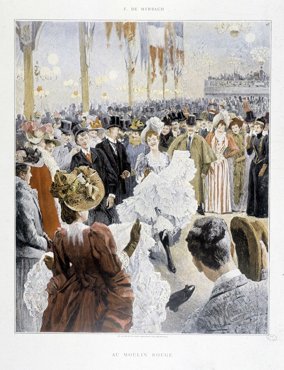 Ball at the Moulin Rouge - in “Paris Illustré”” بواسطة فنان غير معروف