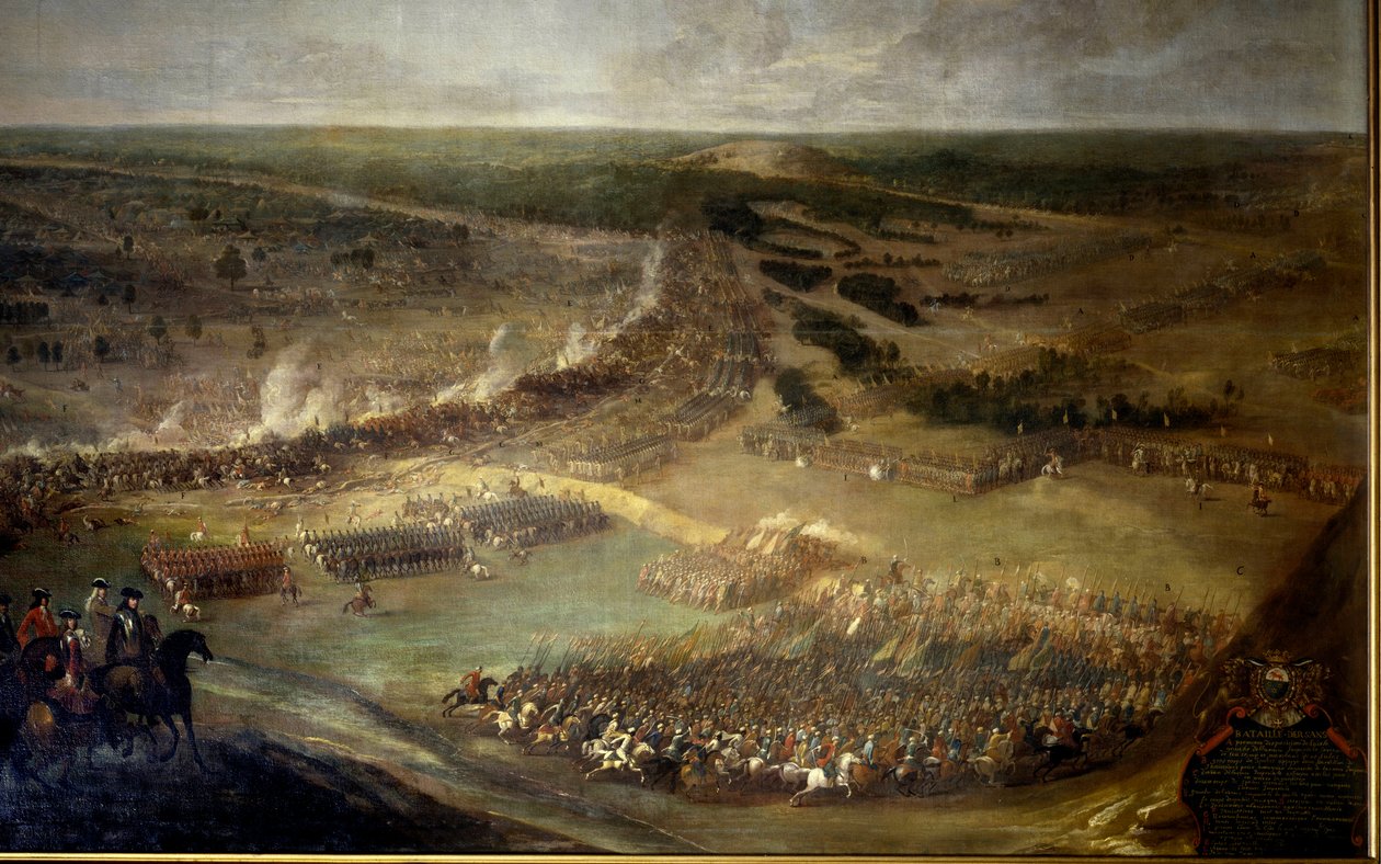 معركة هرسان (1687) ، المجر. لوحة مجهولة من القرن السابع عشر. شاتو دو فو لو فيسكونت. بواسطة فنان غير معروف