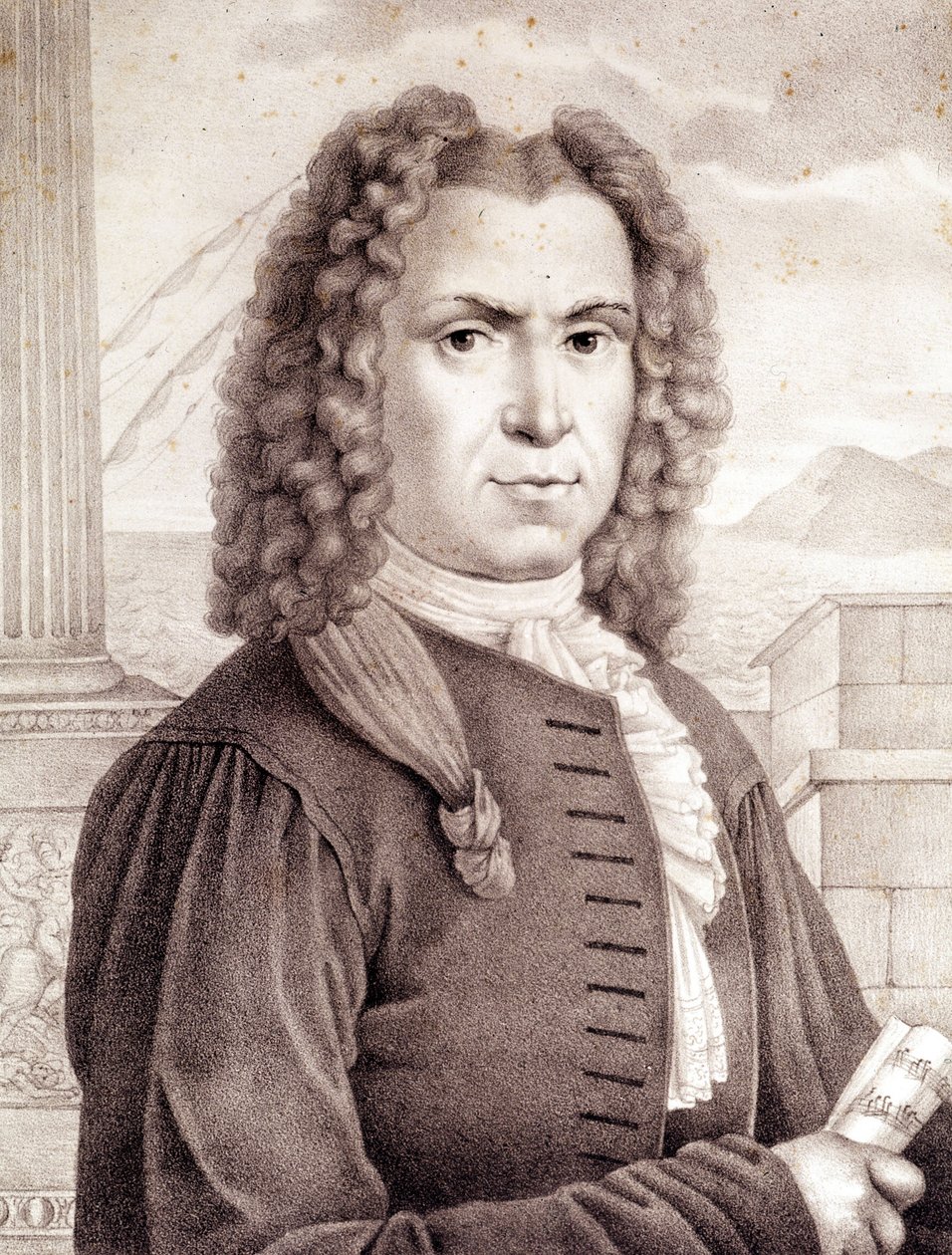 بنديتو مارسيلو (1686-1739) ملحن إيطالي. بواسطة فنان غير معروف