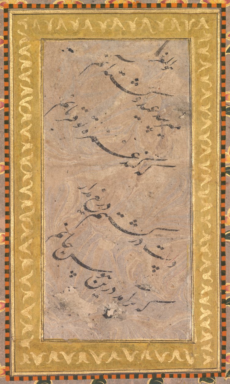 الخط (ظهر) بواسطة فنان غير معروف