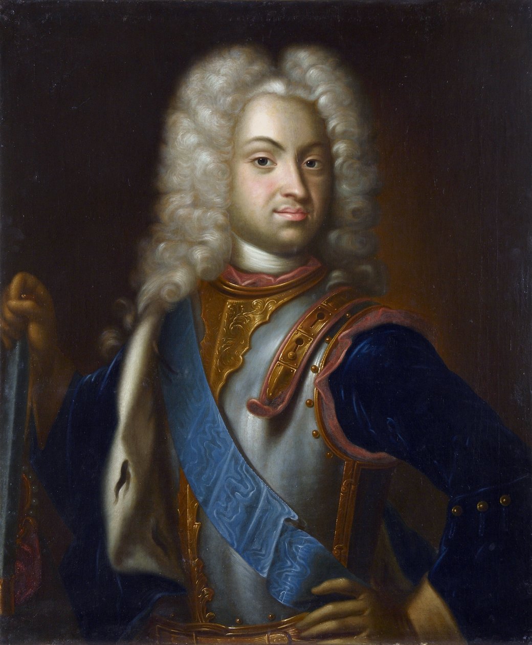 تشارلز فريدريك دي هولشتاين جوتورب - صورة لدوق تشارلز فريدريك من هولشتاين-جوتورب (1700-1739) ، مجهول. زيت على قماش ، الربع الأخير من القرن الثامن عشر ، متحف الدولة للعمارة والتاريخ والفن ، فلاديمير بواسطة فنان غير معروف