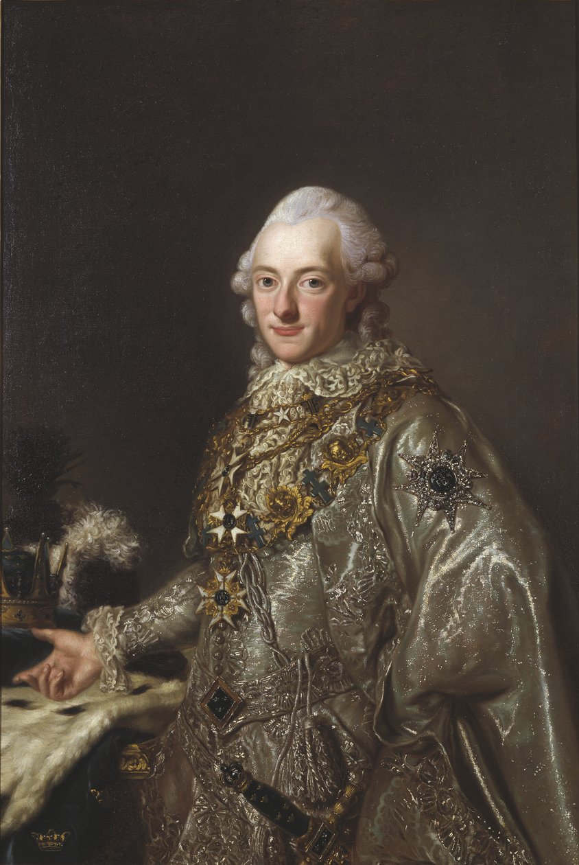 Charles XIII roi de Suede - صورة لملك السويد تشارلز الثالث عشر (1748-1818) ، مجهول. زيت على قماش. الأبعاد: 117 × 78 سم. المتحف الوطني ستوكهولم بواسطة فنان غير معروف