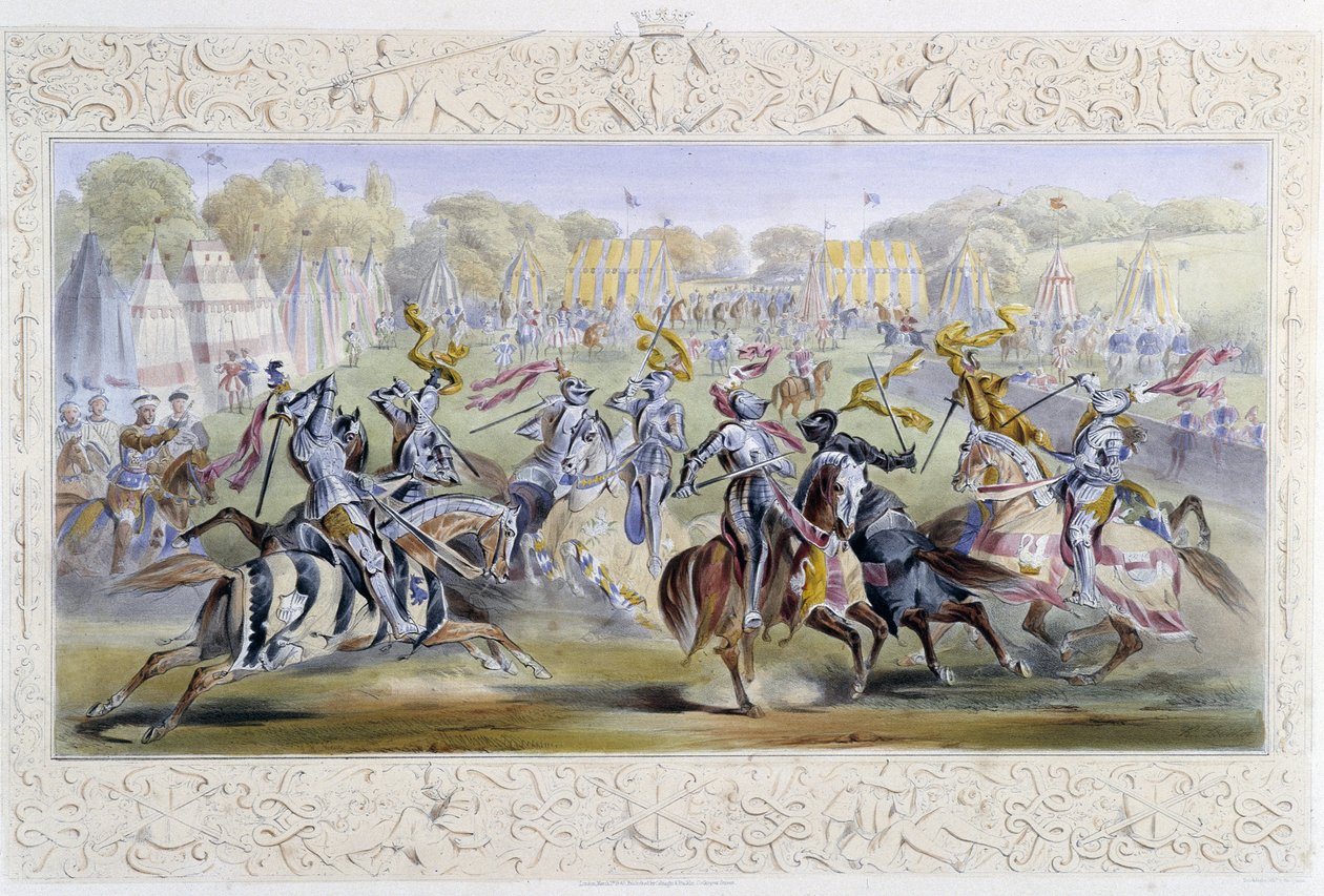 Chevaleresque Tournament - in “” Knight of England” by J. Whatman, ed. T. M