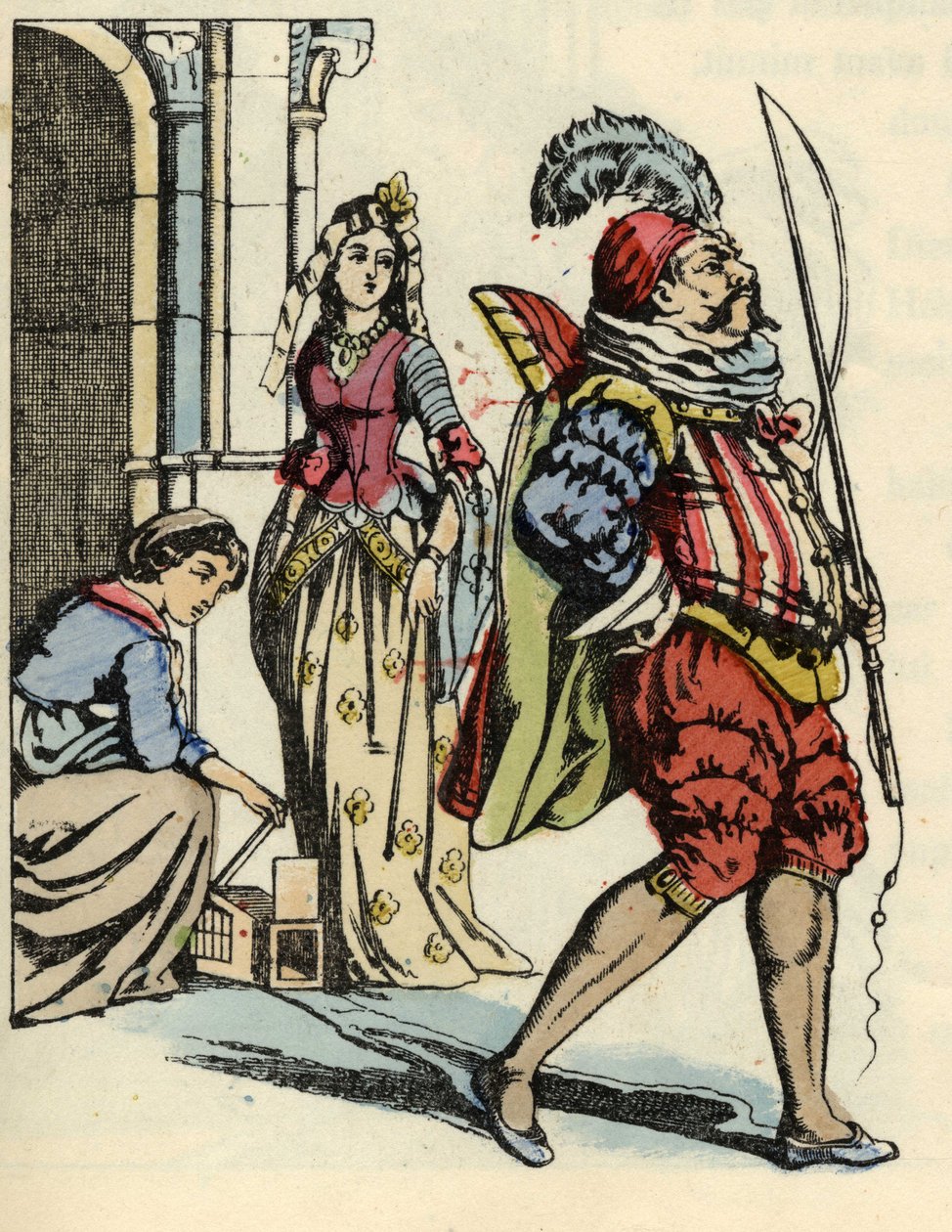 تحرر سندريلا الفئران التي ترمي بالخيول والفئران كمدربين. رسم توضيحي لقصة تشارلز بيرولت "Cinderella or La petite slipper de verre" بواسطة فنان غير معروف