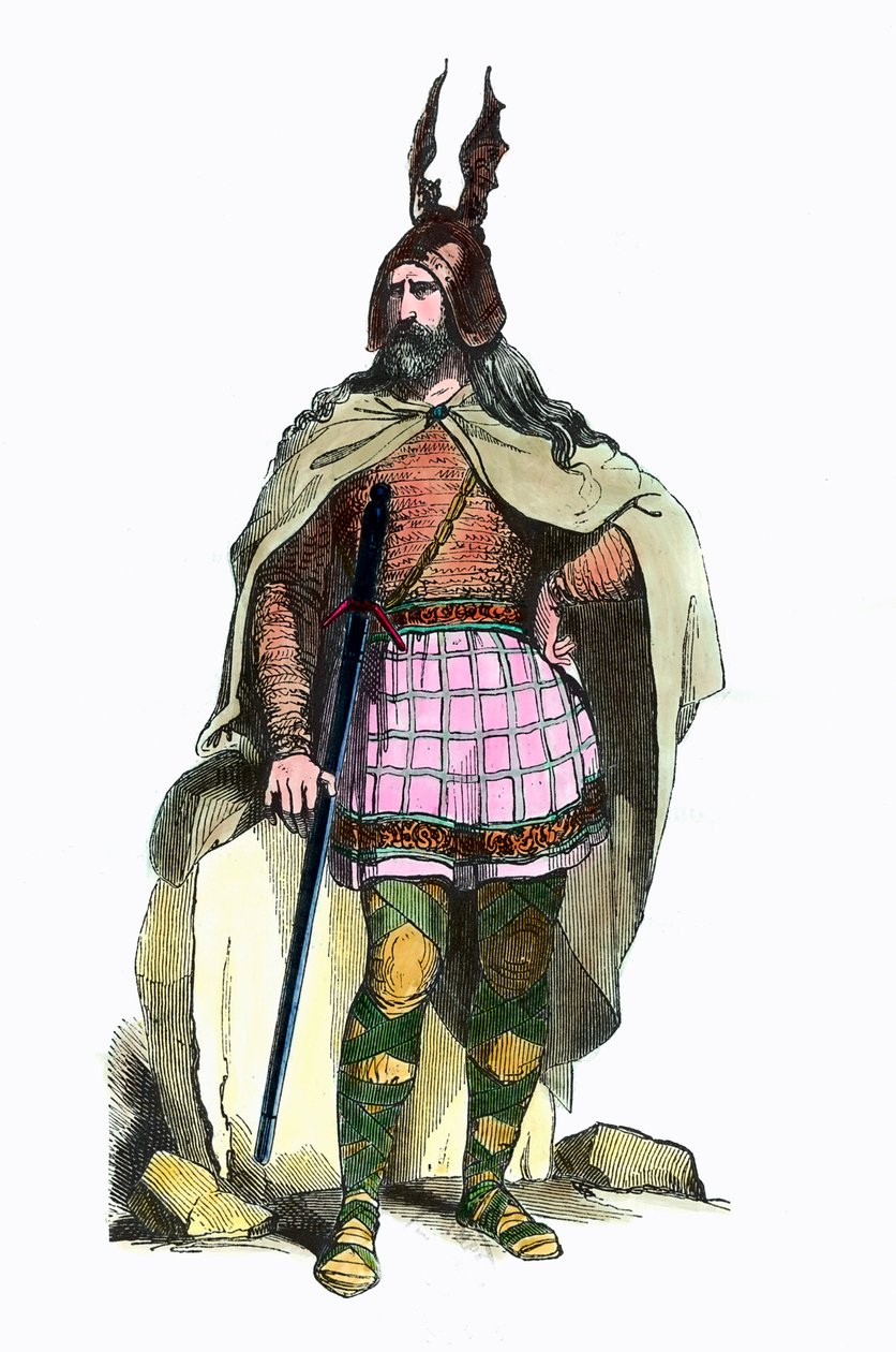 Costume of a Gaul chef under Roman rule بواسطة فنان غير معروف