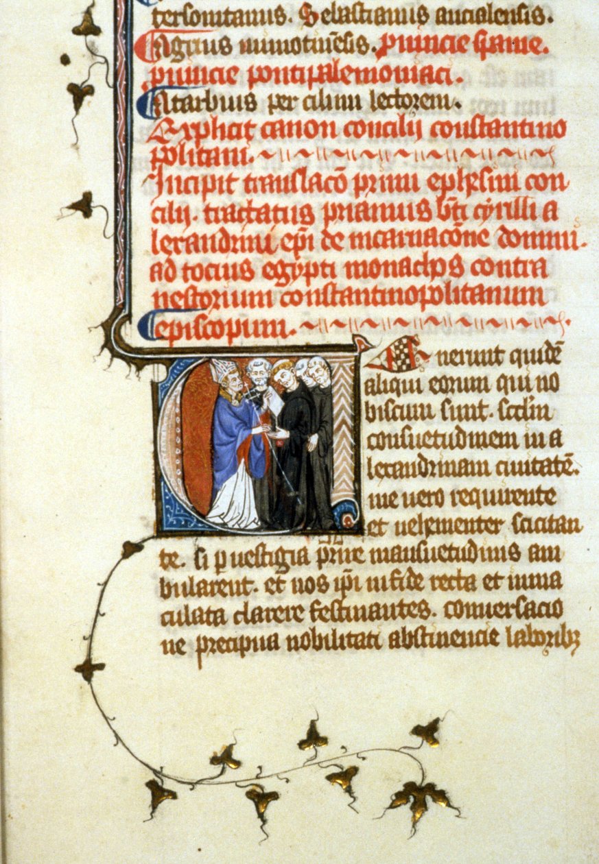 Council of Ephesus, 365, 356r. Manuscript file. B. Mr. de Toulouse. Application for authorization to the Toulouse Municipal Library (tel: 05 62 27 66 66) بواسطة فنان غير معروف