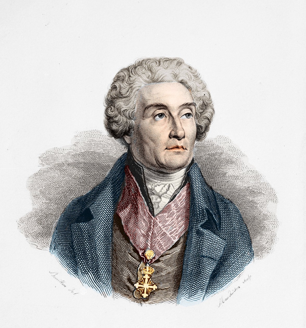 الكونت جوزيف دي مايستر (1753-1821) ، سياسي وكاتب وفيلسوف فرنسي. بواسطة فنان غير معروف