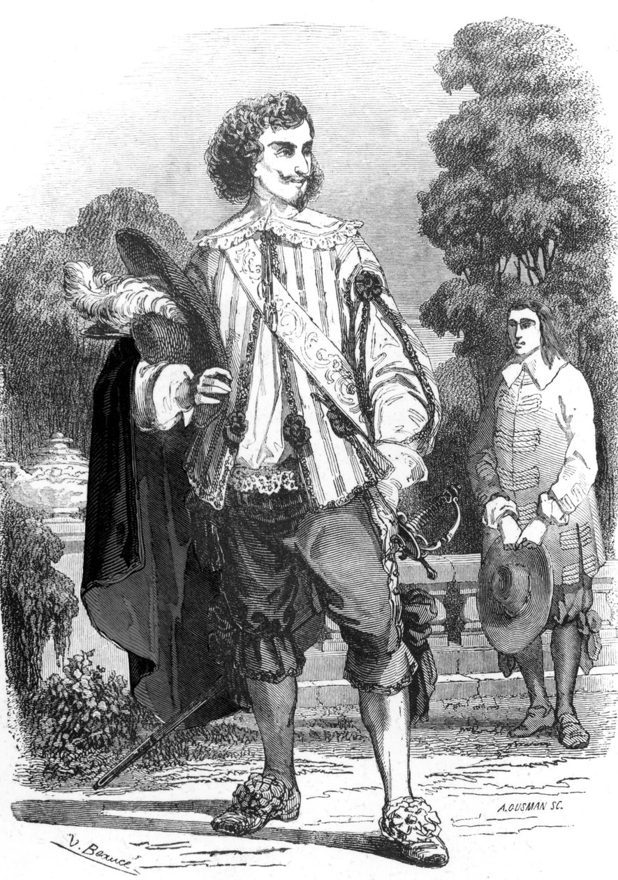D'Artagnan - في "الفرسان الثلاثة" لألكسندر دوماس بير. بواسطة فنان غير معروف