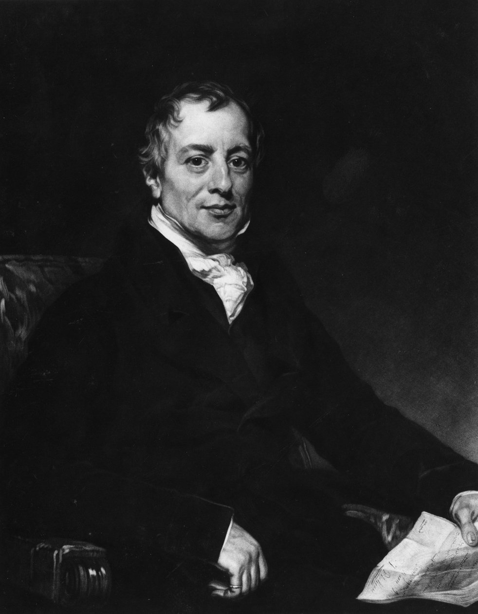 ديفيد ريكاردو (1772-1823) ، اقتصادي بريطاني. بواسطة فنان غير معروف