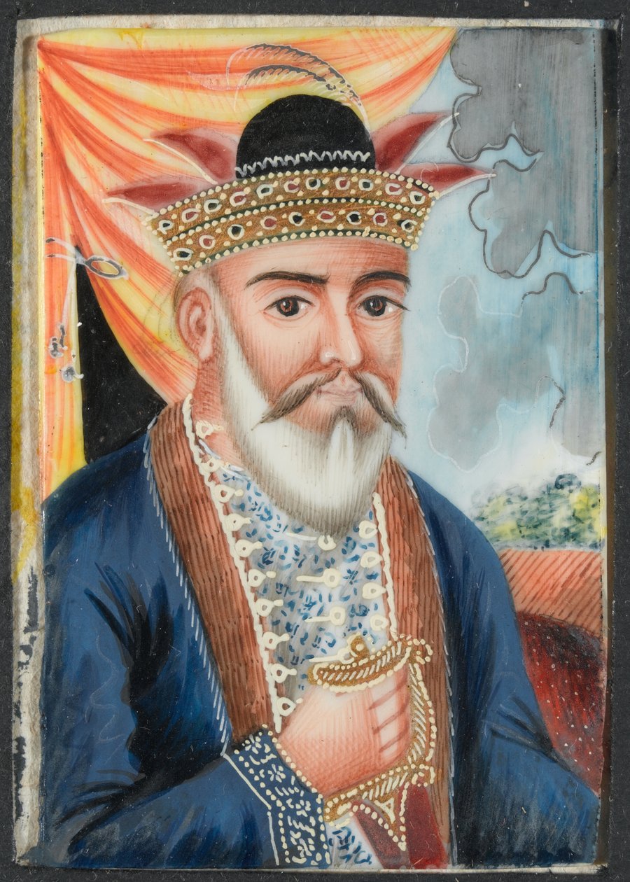 "دوست محمد ، حاكم أفغانستان" ، 1835 قرابة بواسطة فنان غير معروف