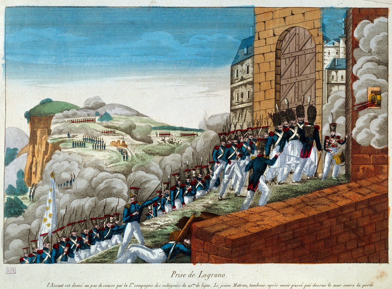 رحلة استكشافية من إسبانيا (1823-1829): الاستيلاء على لوجرونو. 1823 باريس ، وزارة الدفاع للجيش بواسطة فنان غير معروف