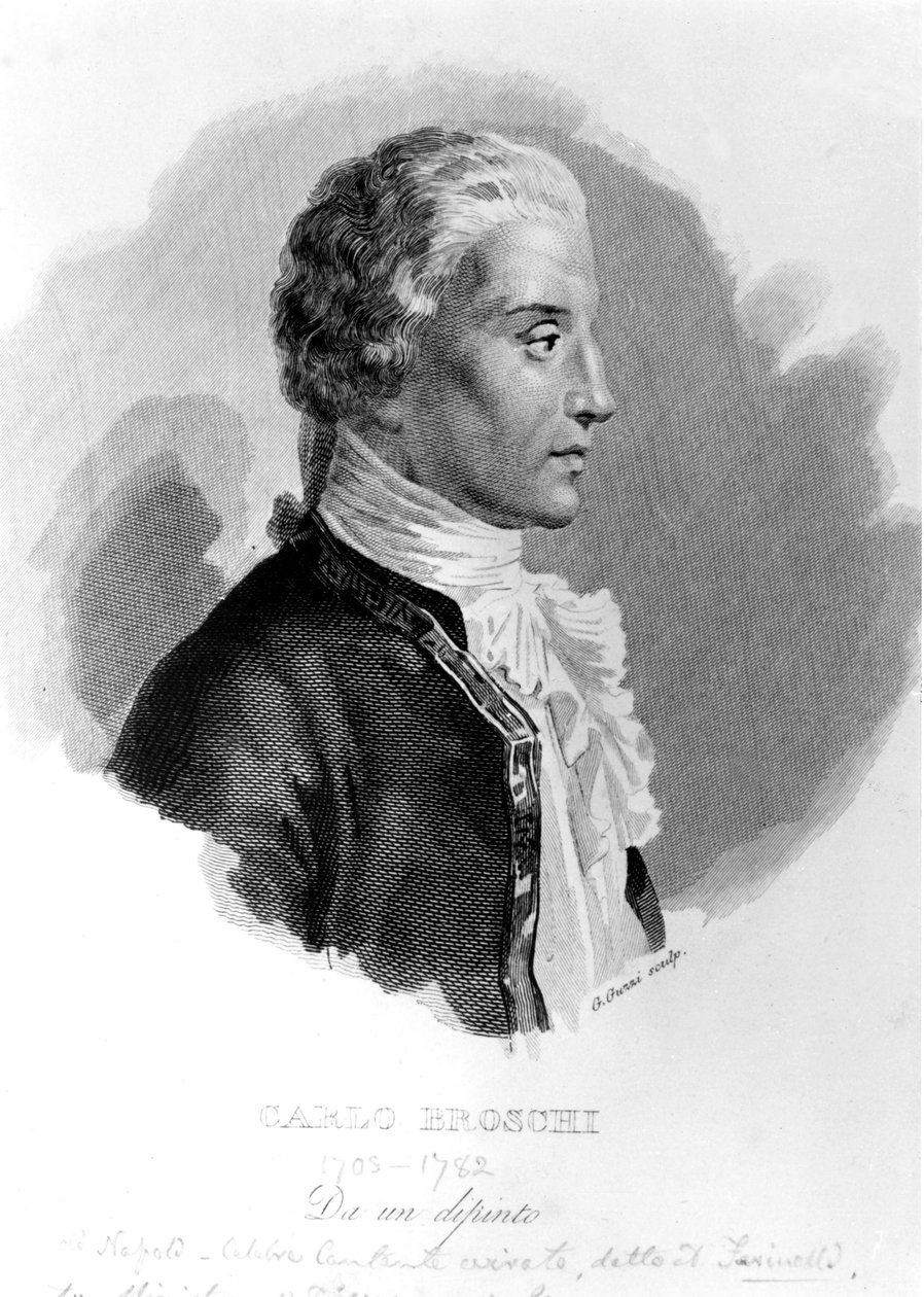 Farinelli (Carlo Broschi، dit؛ 1705 - 1782). بواسطة فنان غير معروف