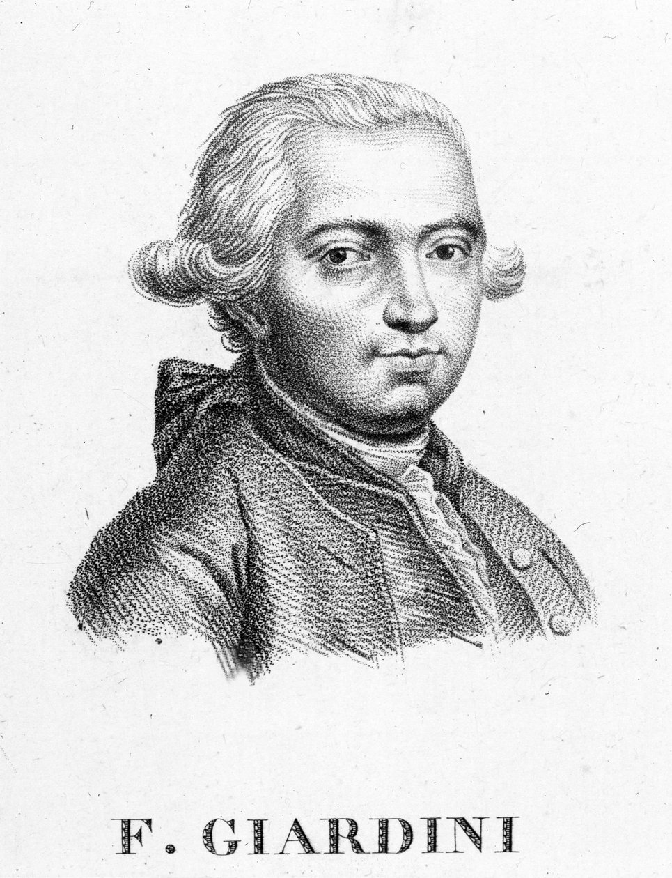 فيليس جيارديني (1716-1796) ، عازف الكمان والملحن الإيطالي بواسطة فنان غير معروف