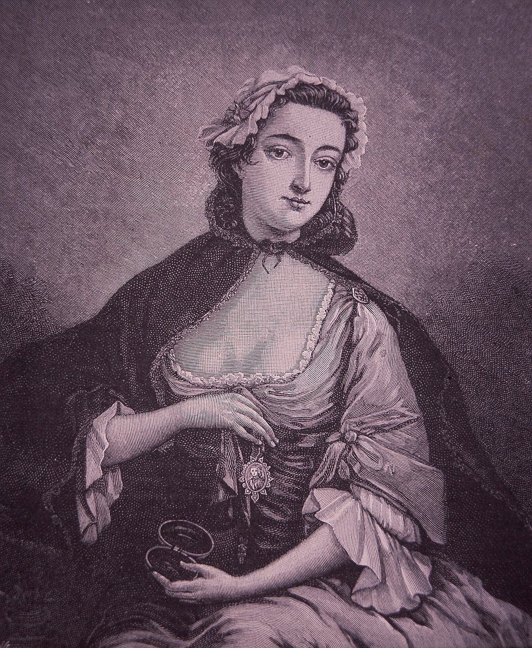 Flora Macdonald, devoted Jacobite who helped Bonnie Prince Charlie escape بواسطة فنان غير معروف