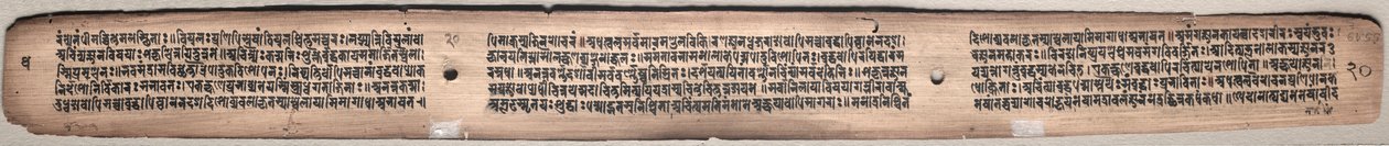 الورقة 20 (الظهر) ، من Gandavyuha-sutra (الكتاب المقدس للصفيف الأعلى) بواسطة فنان غير معروف