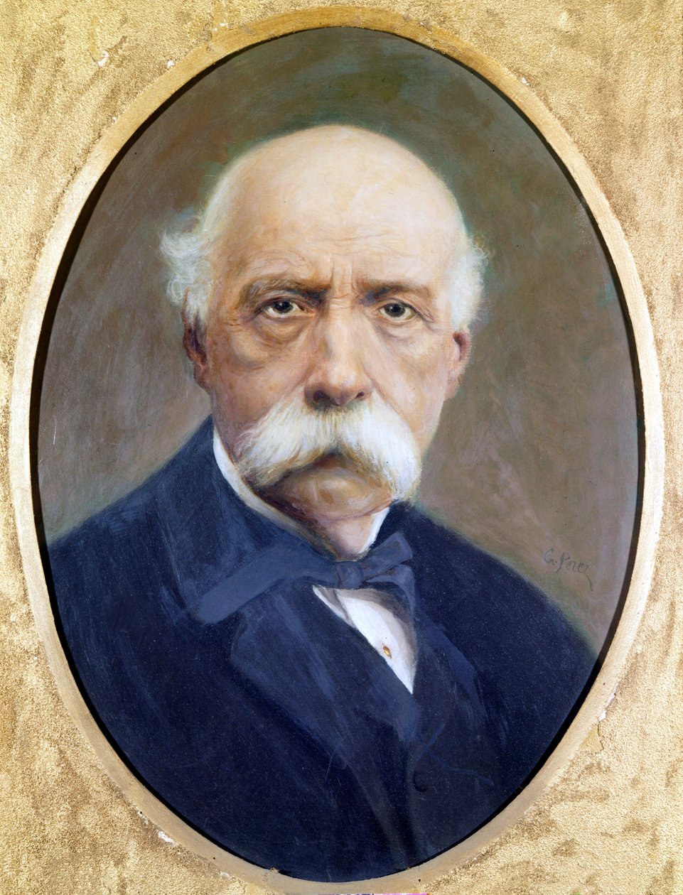 فرانشيسكو كريسبي (1819 - 1901) ، سياسي إيطالي. اللوحة بواسطة G.Perez. متحف du Risorgimento في روما. بواسطة فنان غير معروف
