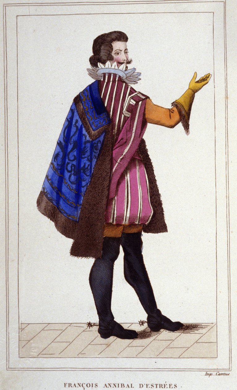 فرانسوا أنيبال ديستريس (1573-1670) ، مارشال فرنسا. كان سفيرا في روما من 1619 إلى 1624 نقش من 1830. بواسطة فنان غير معروف