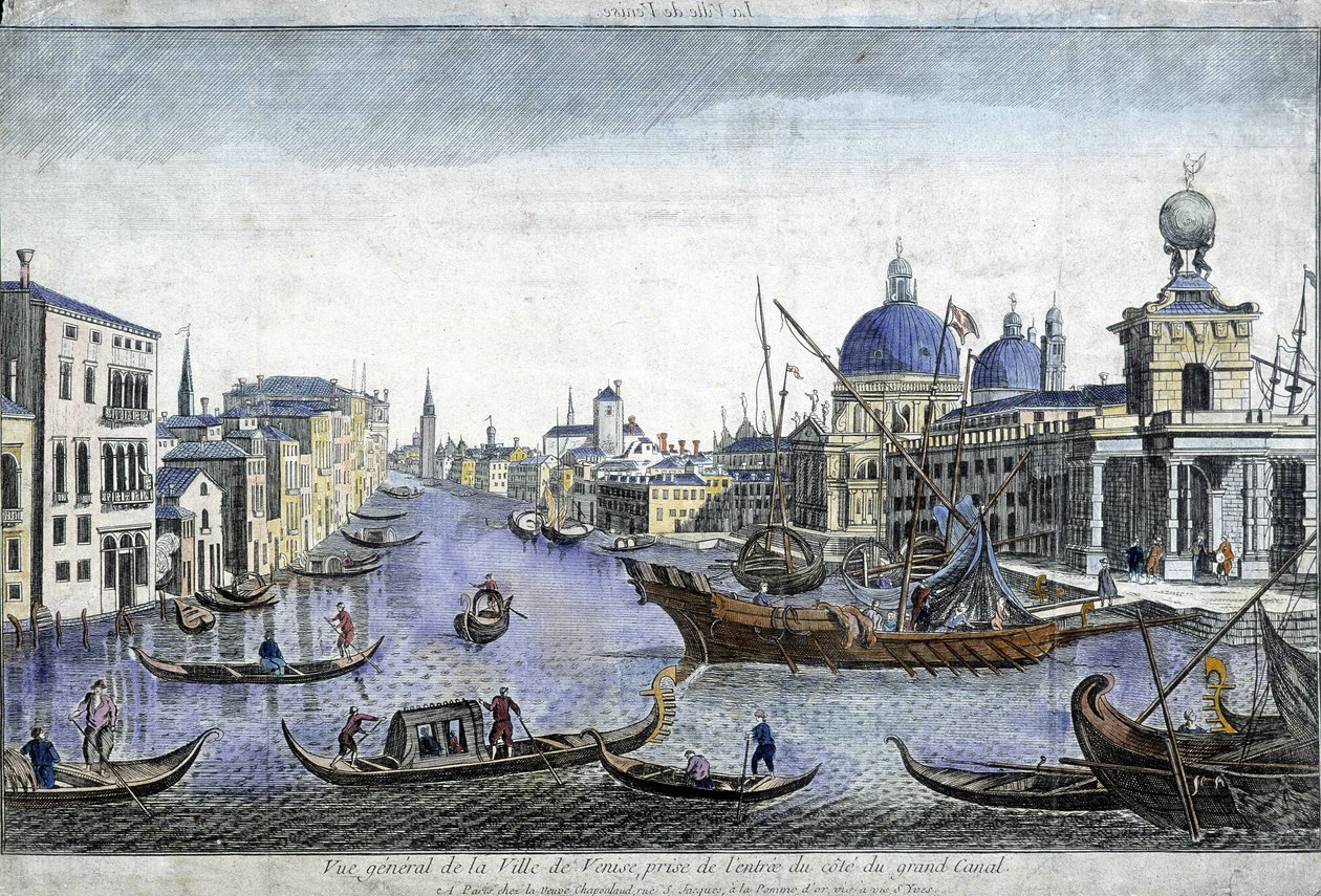 General view of Venice - engraving بواسطة فنان غير معروف