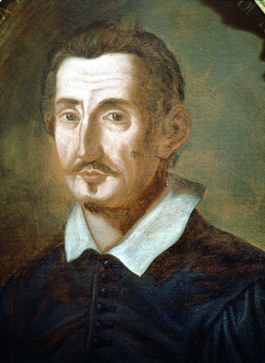 جيرولامو (جيرولامو) فريسكوالدي (1583-1643). لوحة مجهولة. المعهد الموسيقي في نابولي بواسطة فنان غير معروف