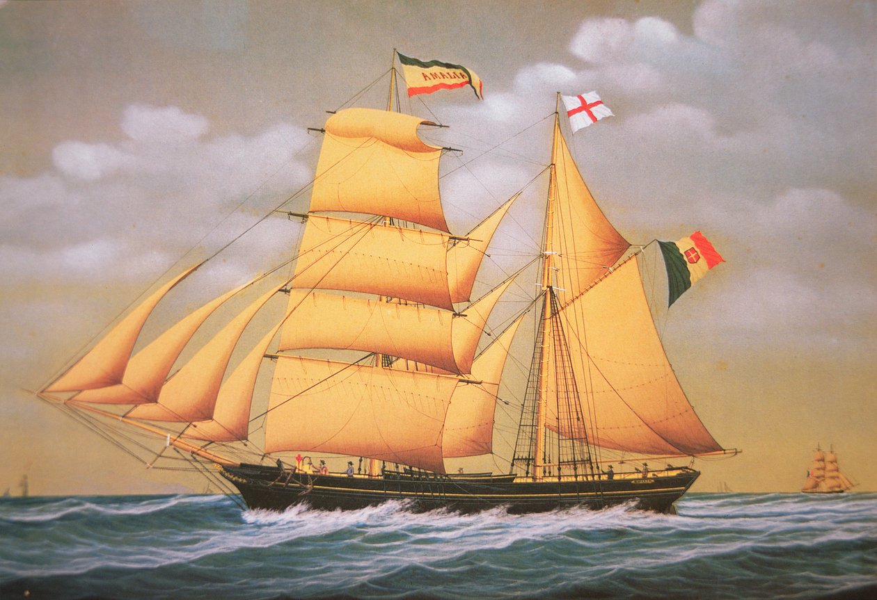 Italian schooner-brig 