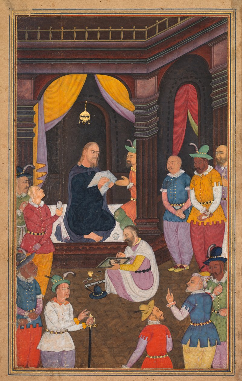 يسوع يصوره رسام الملك أبغار ، من ميرعة القدس للأب جيروم كزافييه (بالإسبانية ، 1549-1617) بواسطة فنان غير معروف