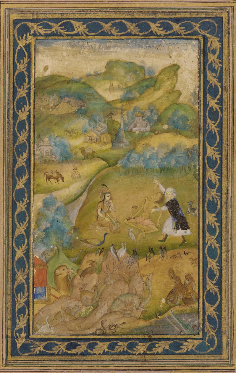 Layla and Majnun بواسطة فنان غير معروف