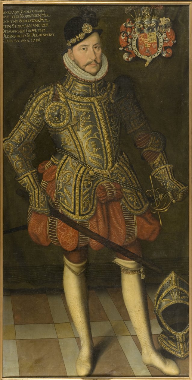 Le duc Adolphe de Holstein Gottorp - صورة لدوق أدولف من هولشتاين جوتورب (1526-1586) ، مجهول. زيت على قماش بواسطة فنان غير معروف