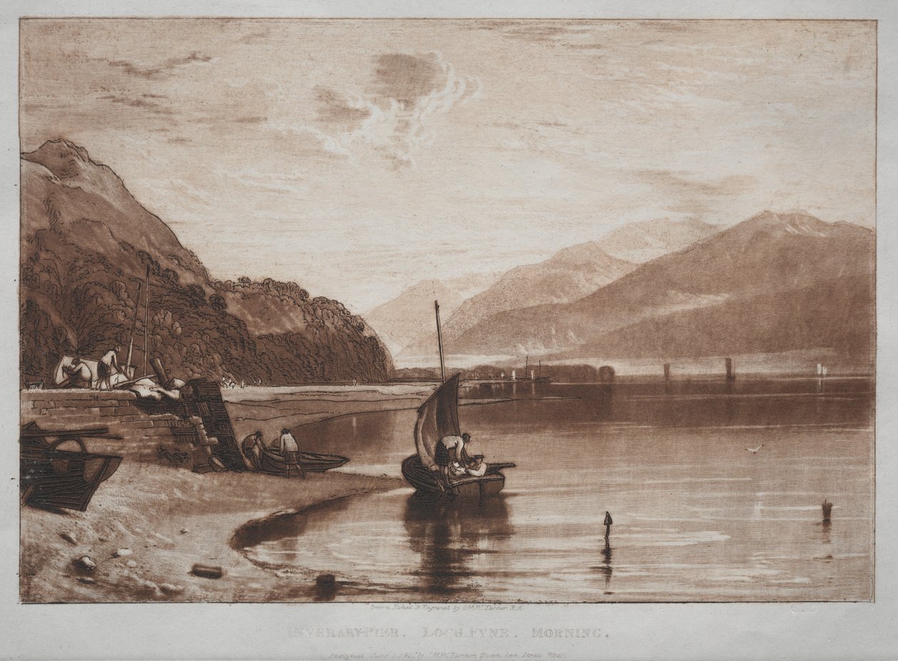 Liber Studiorum: Inverary Pier، Lock Fyne، Morning بواسطة فنان غير معروف