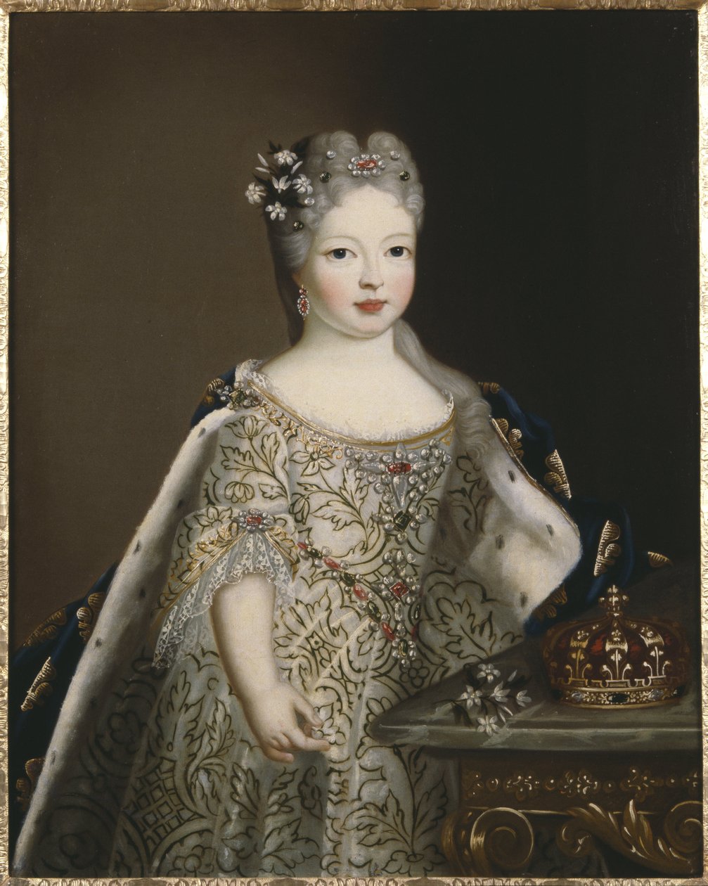Infanta Marie Anne Victoire d'Espagne ، ملكة البرتغال - صورة إنفانتا ماريانا فيكتوريا من إسبانيا (1718-1781) ، ملكة البرتغال ، مجهول. زيت على قماش. الأبعاد: ٧٨ × ٦٣ سم. المتحف الوطني ستوكهولم بواسطة فنان غير معروف