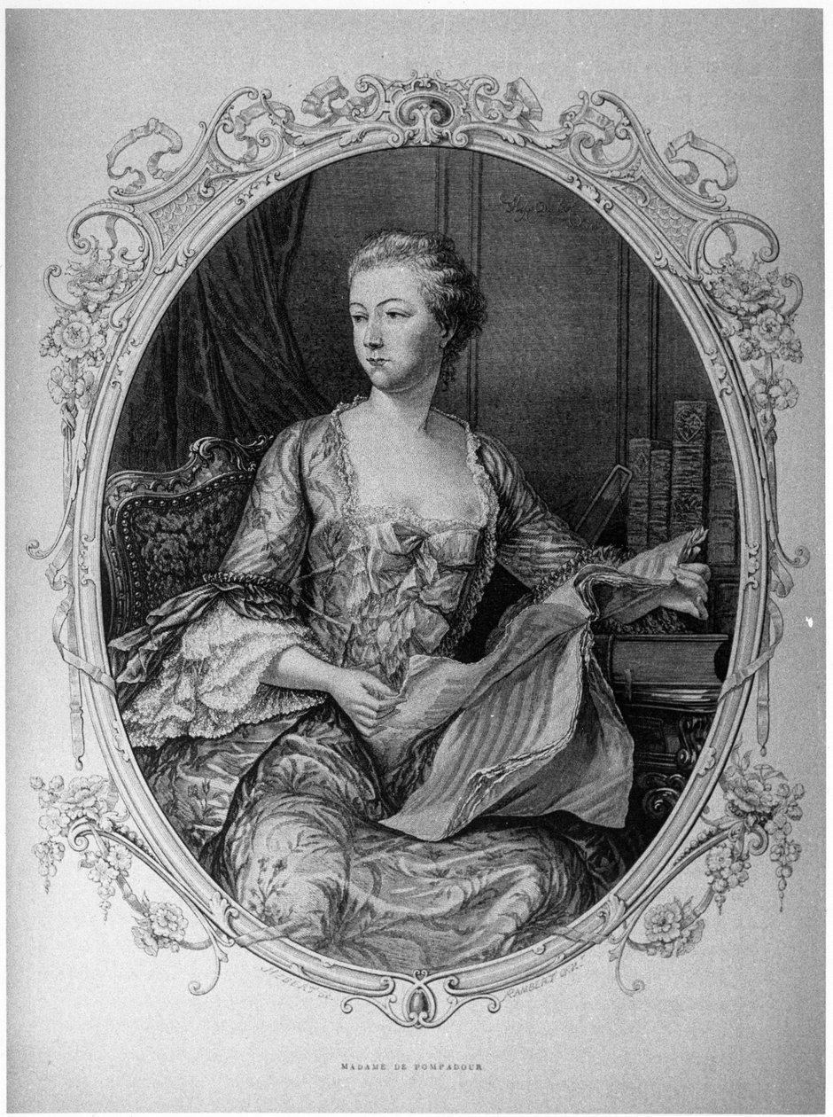 مدام دي بومبادور ، جين أنطوانيت بواسون (1721-1764) (ماركيز دي بومبادور) المفضل لدى لويس الخامس عشر - متحف كارنافالي. بواسطة فنان غير معروف