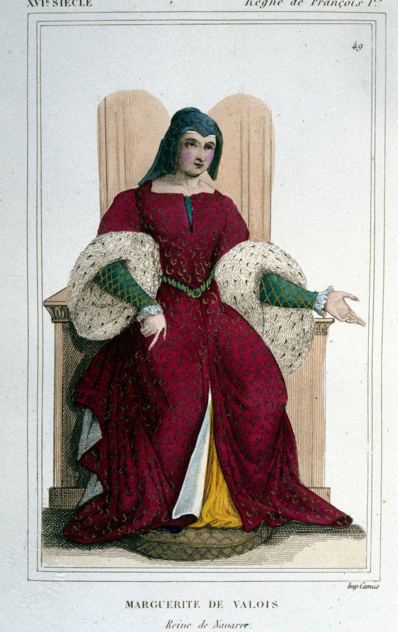 مارغريت من أنغوليم أو نافارا (1492-1549) ، أخت فرانسوا الأول. بواسطة فنان غير معروف