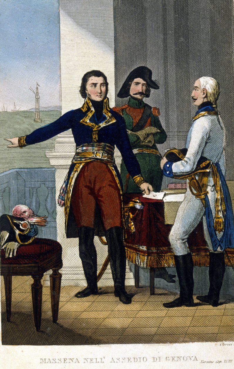 المارشال أندريه ماسينا (1756-1817) في حصار الجينات في أبريل 1800 بواسطة فنان غير معروف