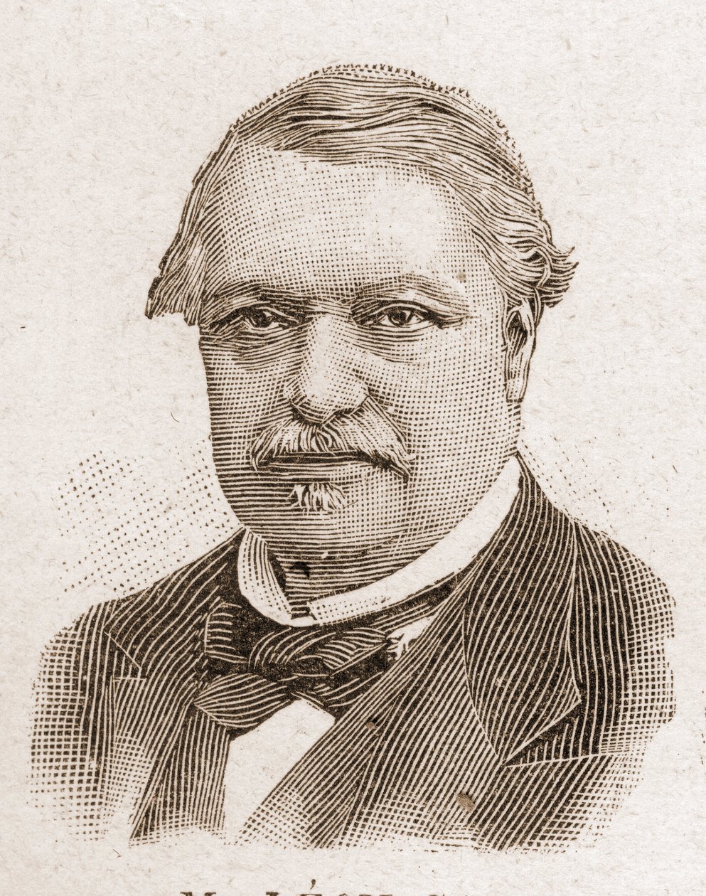 أعضاء أكاديمية Francaise في عام 1895: صورة ليون ساي (1826-1896) ، اقتصادي وسياسي فرنسي. بواسطة فنان غير معروف