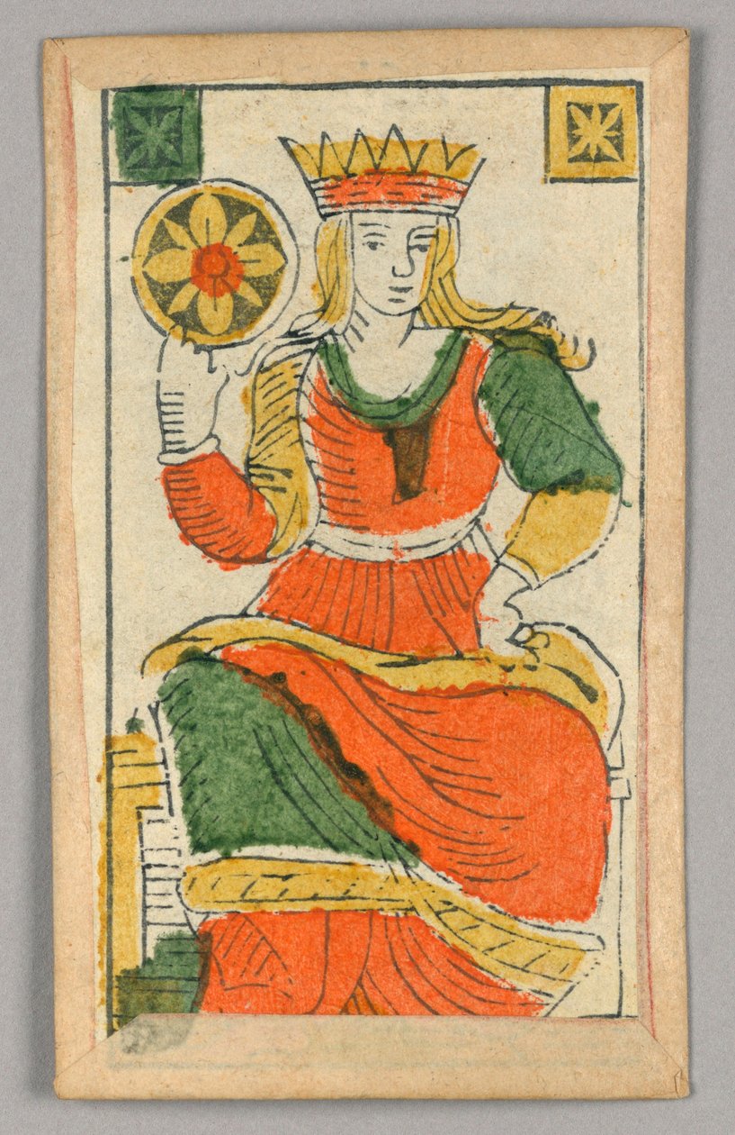 بطاقة لعب Minchiate (Tarot) بواسطة فنان غير معروف