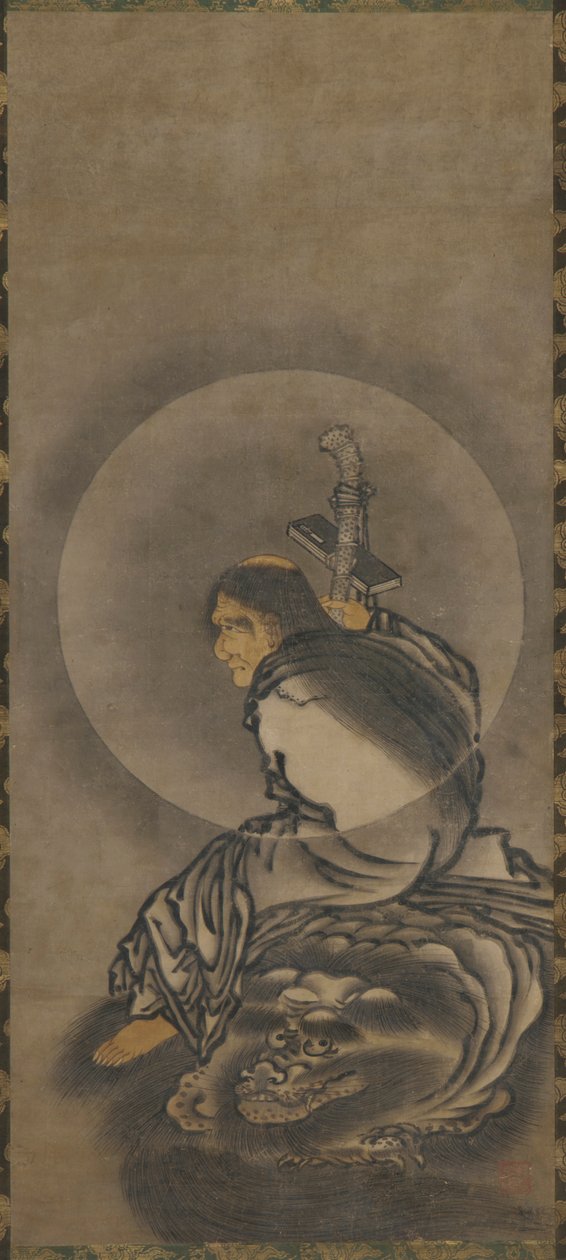 مونجو بوساتسو (مانجوشري) بواسطة فنان غير معروف