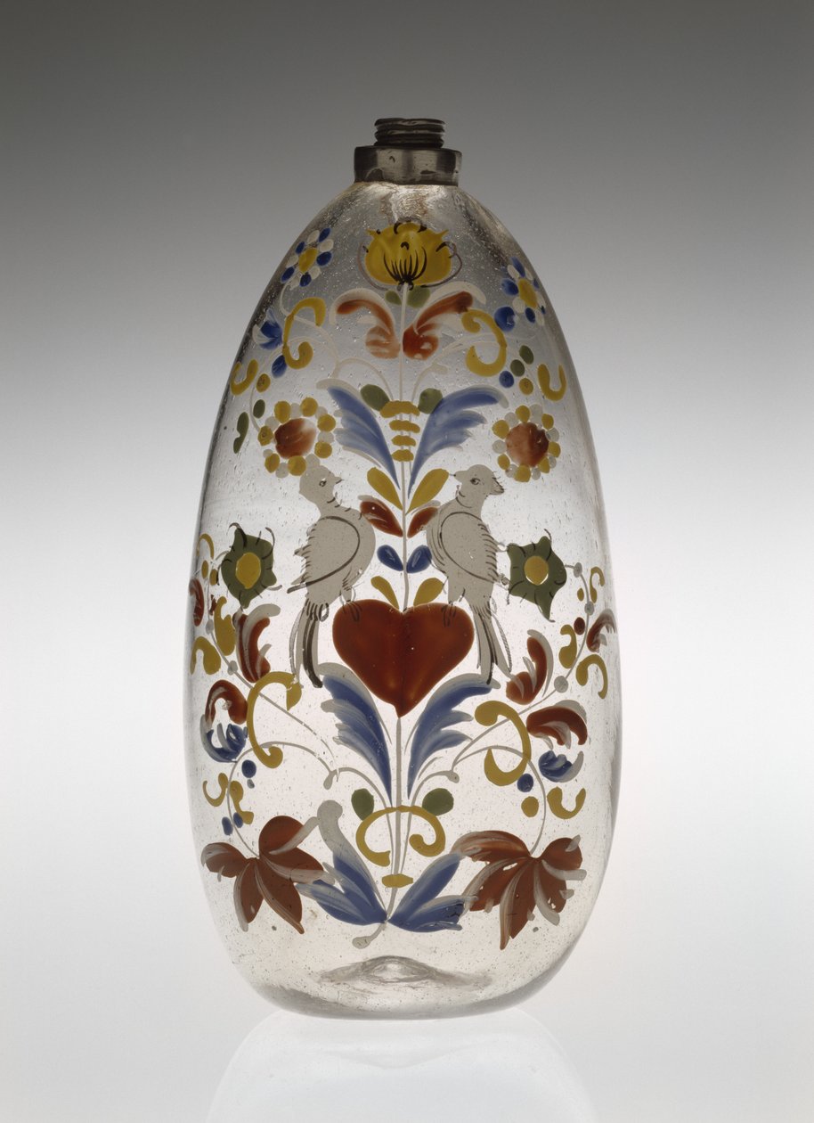 الرضاعة أو زجاجة الدواء ، ج. 1750-1800 (زجاج) بواسطة فنان غير معروف