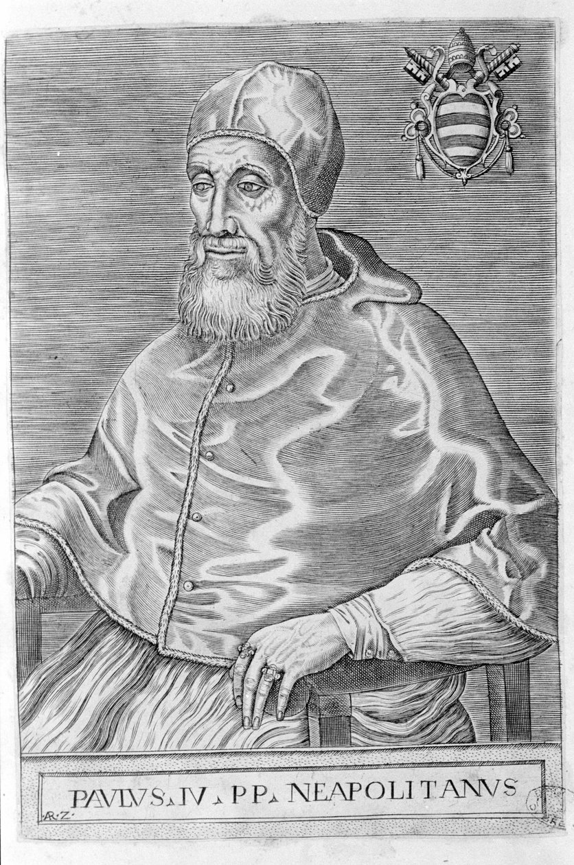 بول الرابع (1476 - 1559). بواسطة فنان غير معروف