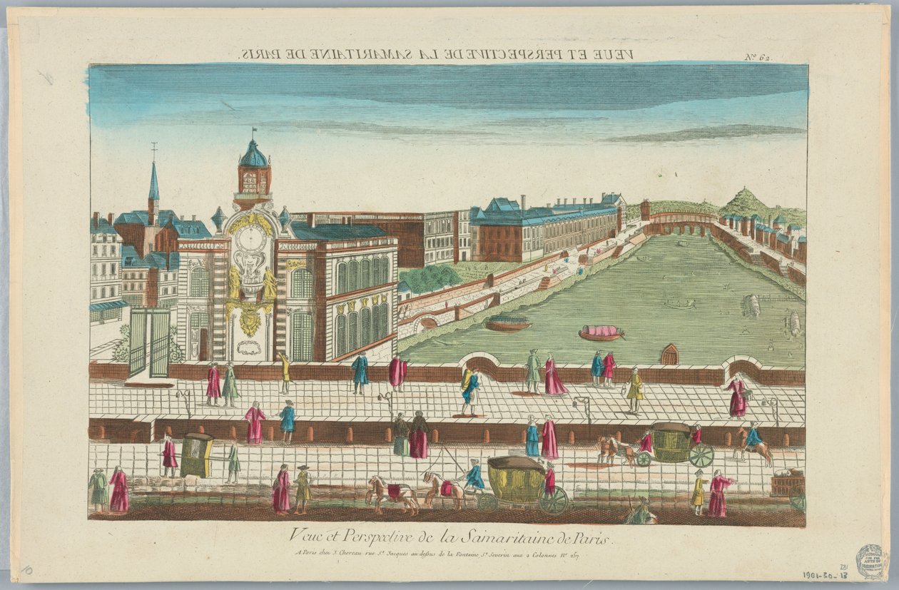 عرض زقزقة ، عرض ومنظور من Samaritaine of Paris ، رقم 62 بواسطة فنان غير معروف